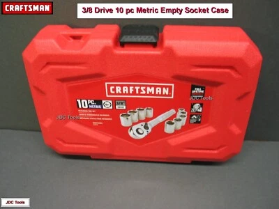 CRAFTSMAN  10 pc 3/8" METRIC MM SOCKET CASE ONLY - NO TOOLS - Image 1 of 2