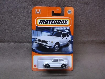MATCHBOX WHITE 2021 #49 76 1976 HONDA CVCC MINI CAR JDM FAST FURIOUS DRIFT RACER - Image 1 of 3
