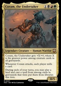 *MtG: 2x CORAM, THE UNDERTAKER Commander Modern Horizons 3 Mythic magicman* - Bild 1 von 1