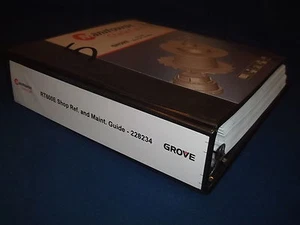 GROVE RT600E CRANE SERVICE SHOP REPAIR WORKSHOP BOOK CATALOG MANUAL - Picture 1 of 3