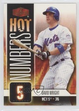 2006 Flair Showcase Hot Numbers David Wright #HN-8