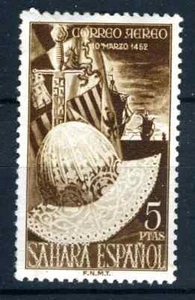 SAHARA 1952, 5 PESETAS, FULL SET. MH* - Picture 1 of 1