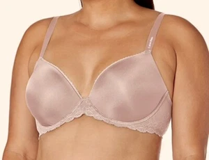 CALVIN KLEIN Seductive Comfort Customized Lift Underwire Pink Bra Women 30DD 36D - Picture 1 of 9
