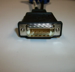 *NEW* Molex DMS-59 Dual VGA Y cable splitter cable adapter Graphics Video Card - Picture 1 of 6