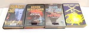 4 x Orson Scott Card Large Books XENOCIDE Hidden Empire HIVE Earth Afire - Picture 1 of 15