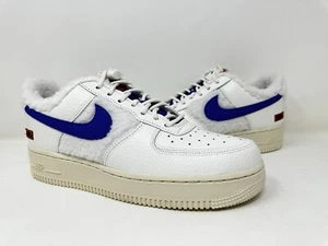 DO6680 100 Nike Air Force 1 '07 Low Sherpa Fleece Sail Racer Coconut 8.5 Wmns - Picture 1 of 6