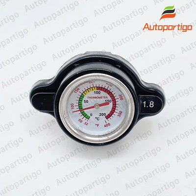 Tusk High Pressure Radiator Cap with Temperature Gauge 1.8 Bar Foto 1 de 4