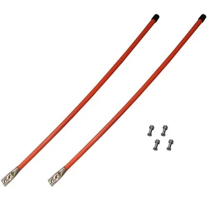 Nuevo kit de marcador universal naranja 36" guías de cuchilla quitanieves con hardware - Imagen 1 de 4
