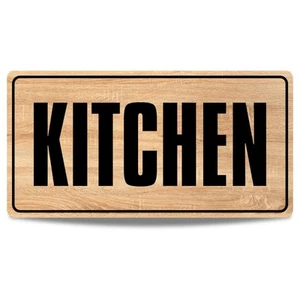 Metal Door Sign Home Personalised Kitchen House Home Business Hotel Letters Word - Picture 1 of 7