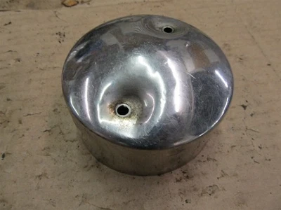 Harley Panhead 45 WL 1949 SOLO cubierta de extremo de generador de acero inoxidable Foto 1 de 4