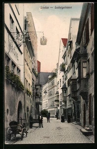 Lindau, Ansichtskarte, Partie in der Ludwigstrasse - Picture 1 of 2
