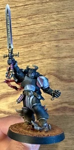 Warhammer 40k Space Marines Black Templars Emperor's Champion Pro Painted Gw - Bild 1 von 7