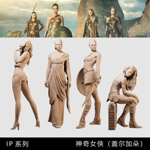 1/64 1/43 1/35 Scene Props Wonder Woman Gal Gadot Miniatures Figure Doll For Car - Picture 1 of 14
