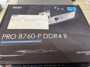 MSI PRO B760-P DDR4 II ATX Intel Motherboard - Picture 1 of 2
