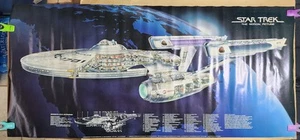 1979 STAR TREK The Motion Picture Enterprise Poster - Cutaway Image - 22x48 - Picture 1 of 18