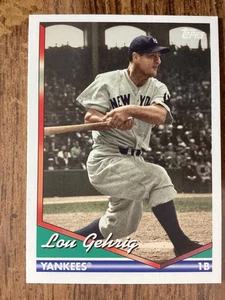 2024 Topps Archives - 1994 Topps Lou Gehrig #201 - Bild 1 von 1