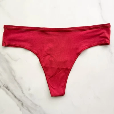 Tanga de microfibra Soma Vanishing Edge pintura The Town rojo talla XS/M/L/XL Foto 1 de 4