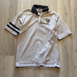 Men's Barbarian Rugby Wear Eastern Rockies Referee Gray Black Polo Shirt Sz XL - Picture 1 of 5