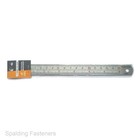 Toolzone  150mm (6 inches ") Stainless Steel Ruler