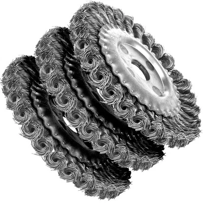 Scheibenbürsten 150 x 22,2 mm Drahtbüste für Metall Holz Stein Winkelschleifer - Bild 1 von 4