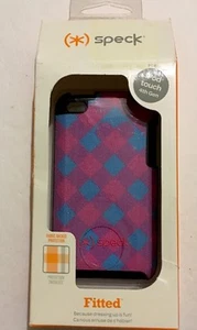 Speck Fitted Case -Blue/Pink Checker for iPod Touch 4G #SPK-A0640 - Picture 1 of 2