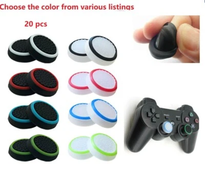 20pcs Grips For Playstation PS2 PS4 PS5 Xbox Series X S One 360 Thumb Caps Cover - Image 1 of 4