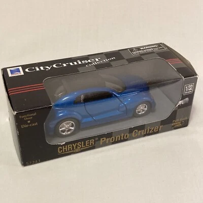 New Ray Chrysler Pronto Cruizer PT CRUISER 1/32 Die Cast Pull Back City Cruiser  - Image 1 of 4
