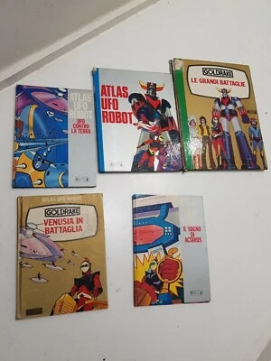 5 Fumetti ATLAS UFO ROBOT GOLDRAKE ACTARUS anni 70 vintage - Immagine 1 di 4