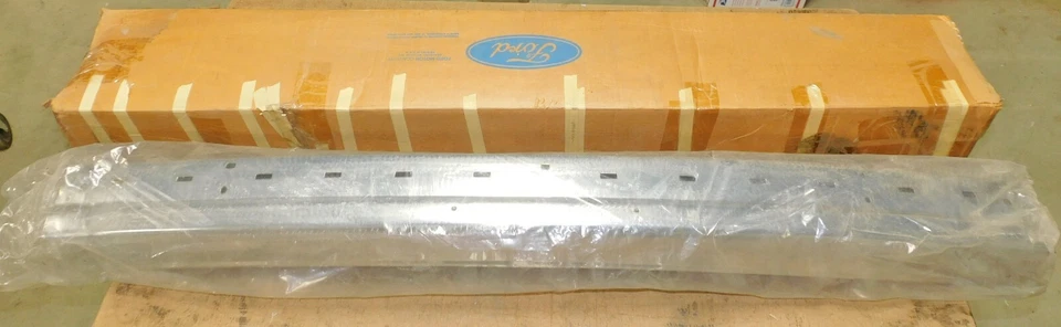 1984 1985 Ford Tempo Mercury Topaz NOS FRONT CHROME CENTER BUMPER - Image 1 of 4