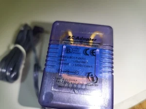 Clear Purple 3.3 V 350 mA AC Power Adapter for the Game Boy Color System #Y2 - Picture 1 of 7