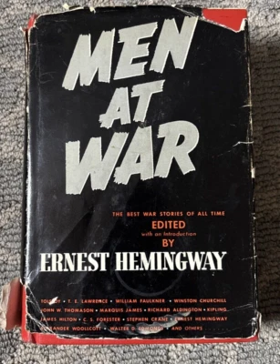 Men at War Ernest Hemingway 1942 First Edition/First Printing "A" Edition HC/DJ - Image 1 of 4