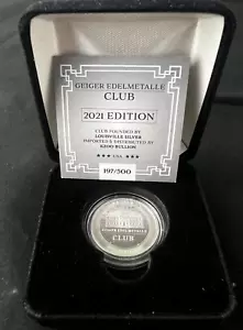2021 EDIZIONE LIMITATA 1/2 OZ .999 ARGENTO GEIGER EDELMETALLE CLUB ROUND 197 di 500 - Foto 1 di 3