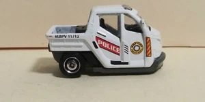 MATCHBOX METER MADE POLICE WHITE MBX SERVICE SERIES  VEHICLE - Picture 1 of 8