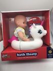 Bath Fun..Floating Toy Baby Girl/ White Unicorn Floaty Play Right New