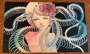 Audrey Kawasaki Promotional Print Card Possessed 2012 Art Show Pop Surrealism - Picture 1 of 4
