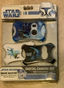 Star Wars Clone Wars Digital Camera Kit w/3 Face Plates & Image Ed Software NEW - Picture 1 of 1