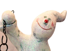 Halloween Saison Geist hält eine T-Kerze Harz mattiert Sammler Deko - Bild 1 von 6