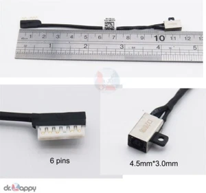 DC Power Jack Charging Port Socket Cable for Dell Inspiron 3584 P75F005 - Picture 1 of 7