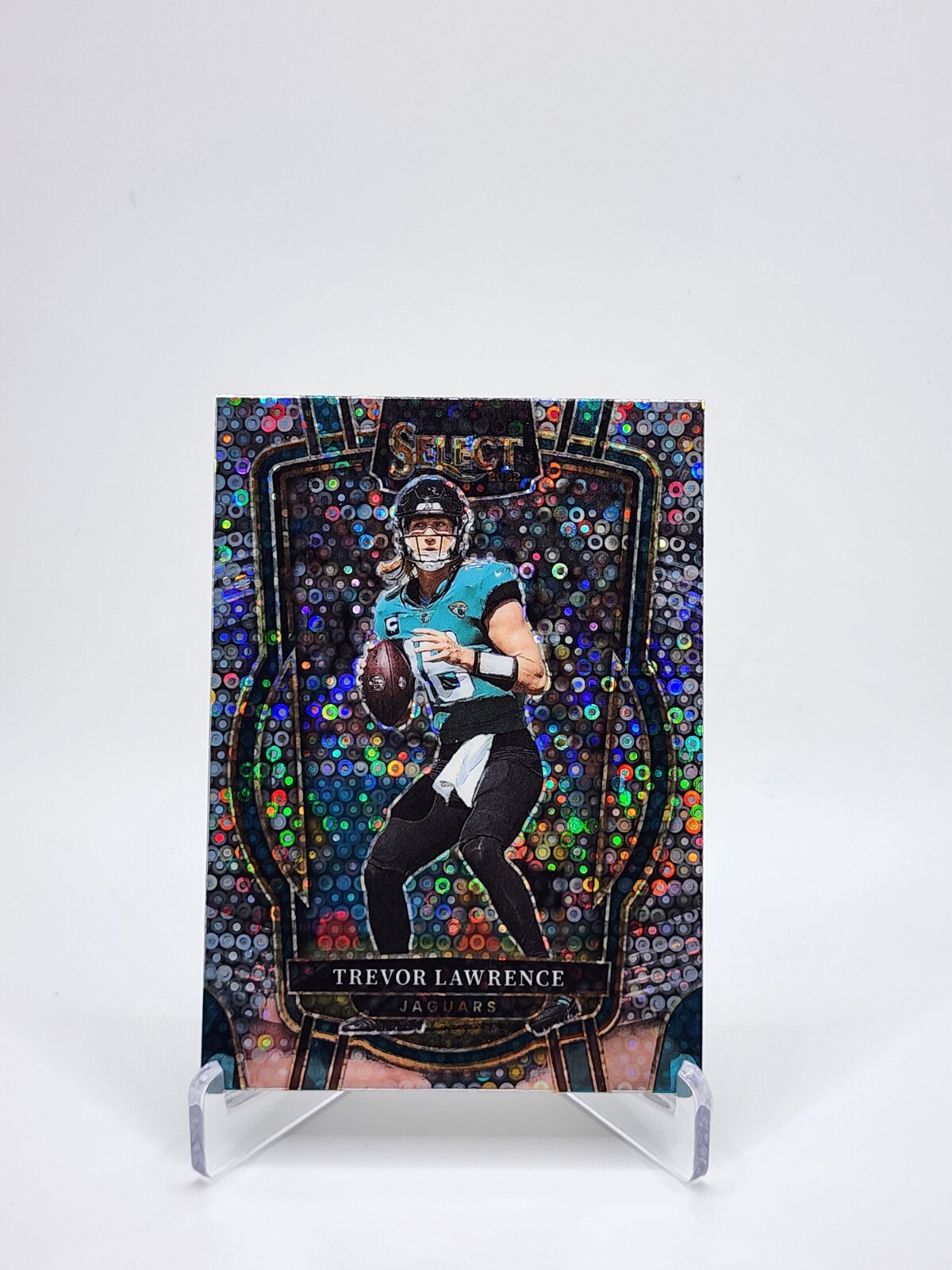 2022 Panini Select #254 Trevor Lawrence Club Level Disco Prizm Jaguars