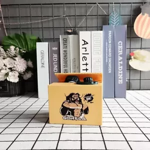 Alcancía de orangután robo a mano dinero gorila caja de monedas niños regalo de cumpleaños - Imagen 1 de 5