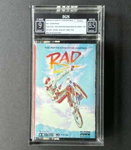 RAD 1986 BMX * SEALED * ORIGINAL MOVIE SOUNDTRACK GRADED U.S. MCA CURB CASSETTE - Picture 1 of 8