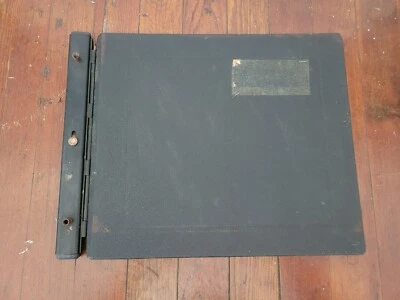 Carpeta guardada de vinilo Wilson Jones Raven de colección con metales Cycolok 241-63N EE. UU. Foto 1 de 4