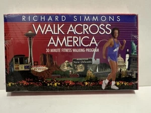 Richard Simmons Walk Across America Fitness Program Cassette NEW/SEALED - Picture 1 of 2