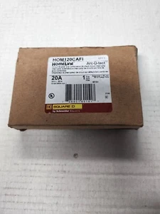 Square D 20A 1Pole Arc-D-tect Home Line HOME120CAFI - Picture 1 of 1