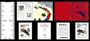 1:12 SCALE MINIATURE BOOK THE LITTLE ENGINE THAT COULD ILLUSTRATED - Picture 1 of 1