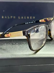 RALPH LAUREN BRILLE RL6159Q 5003 SCHILDPATT Herren Damen 54-16-140 NEU Etui Tuch - Bild 1 von 6