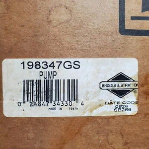 Genuine Briggs & Stratton 198347GS Pressure Washer Pump Assembly - Picture 1 of 9