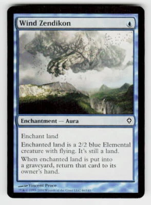 Worldwake #46 Wind Zendikon - Image 1 of 2