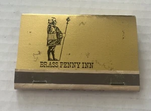 Messing Penny Inn Lang Strand Ca Große Streichholzbriefchen Unstruck - Bild 1 von 5