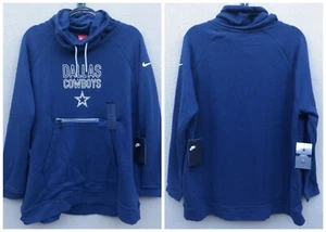 Nike Women's M XL Dallas Cowboys Funnel Hoodie Blue $80 - Medium Extra Large - Picture 1 of 19